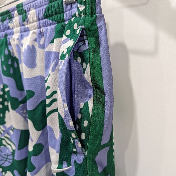 Nike Blue Green White Graphic Basketball Athletic Shorts Boys Size Large 14 - Picture 5 of 8